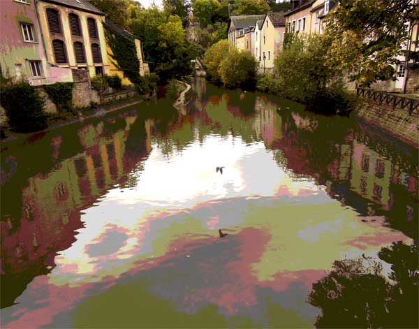 Flying Home Across the Canal, Luxembourg