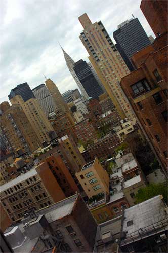 Slanted View of Chrysler Building, Manhattan