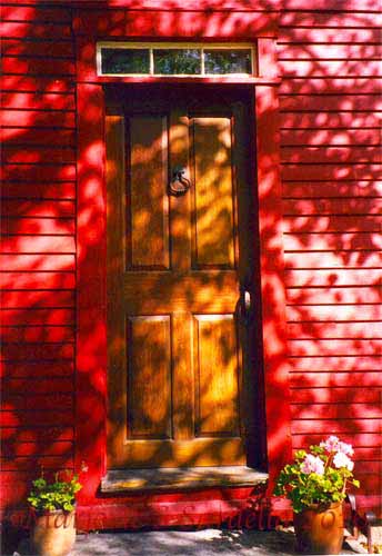 Dappled Doorway, Louisa May Alcott House