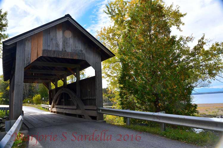 Holmes Creek Covered Bridge,  Charlotte, Vermont