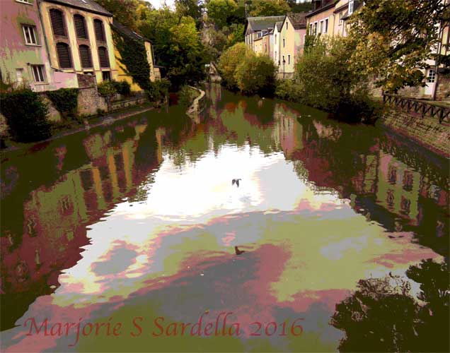 Flying Home Across the Canal ~ Luxembourg