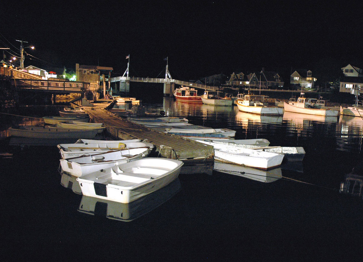 Perkins Cove At Night ~ Ogunquit, Maine