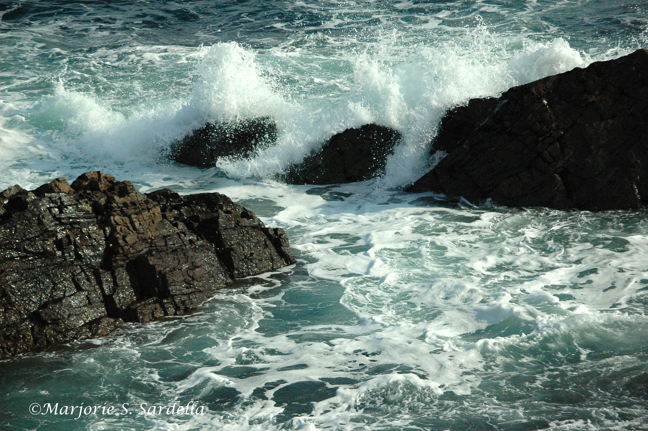High Tide, Marginal Way ~ Ogunquit, Maine